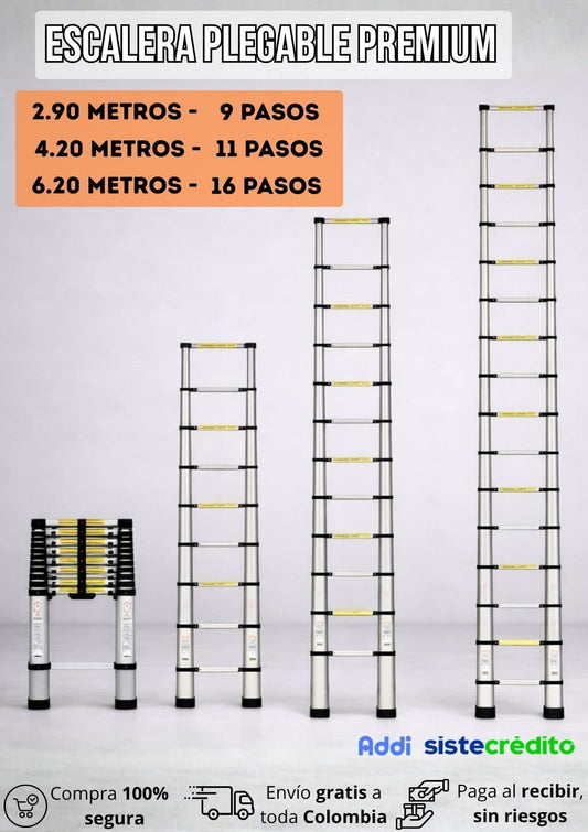 Escalera plegable premium