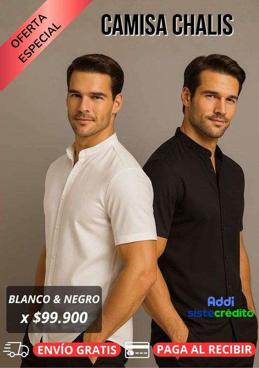 Camisa Blanca & Negra