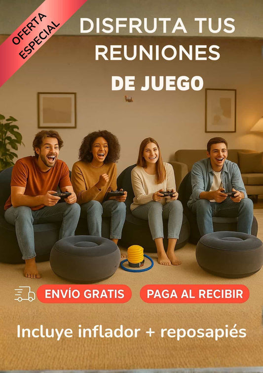 Sillon Inflable + Apoya Pies