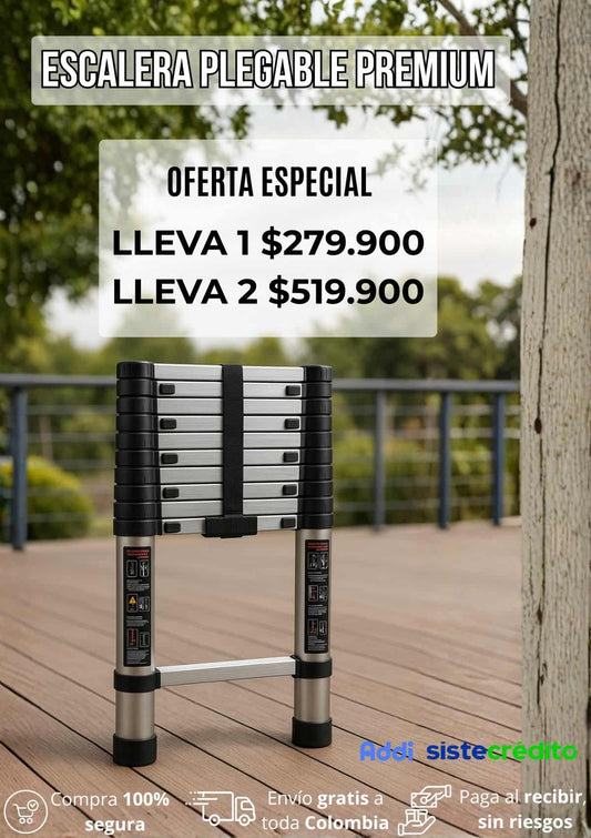 Escalera plegable premium