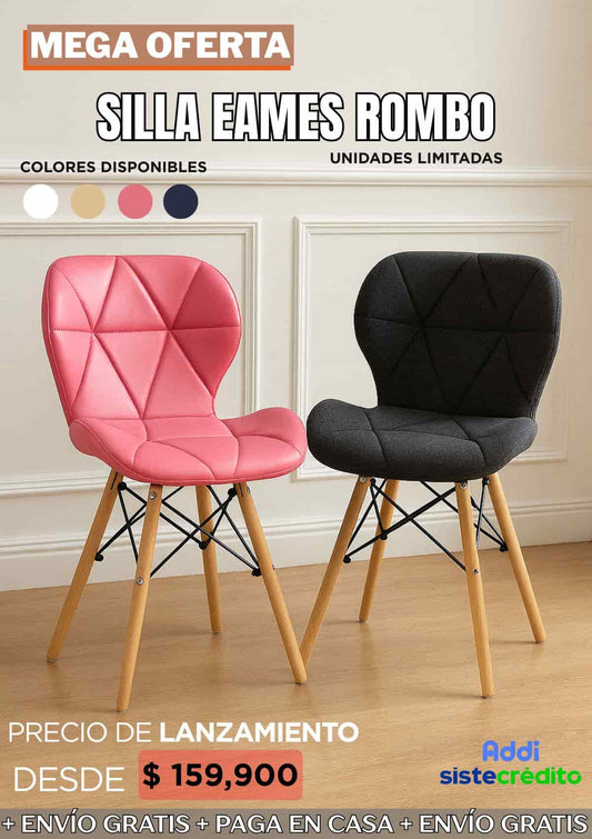 SILLA EAMES ROMBO