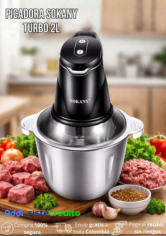 Picadora SOKANY TURBO 2L