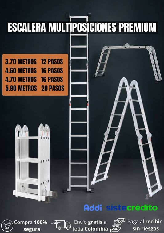 ESCALERA MULTIPOSICIONES PREMIUM